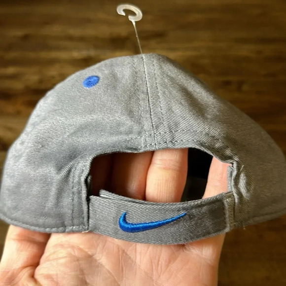 Nike Ball Cap Hat Blue Gray Accessories Velcro Kids TODDLER Adjustable - Picture 5 of 7
